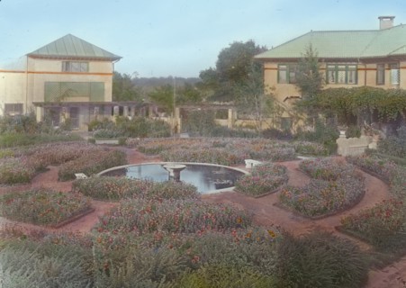 Pre`s Choisis, Albert Herter house, Georgica Pond, East Hampton, New York, 1913. Creator: Frances Benjamin Johnston.