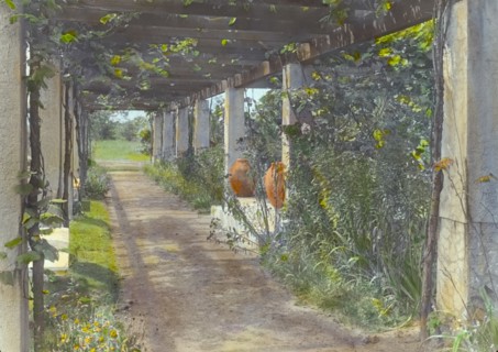 Pre`s Choisis, Albert Herter house, Georgica Pond, East Hampton, New York, 1913. Creator: Frances Benjamin Johnston.