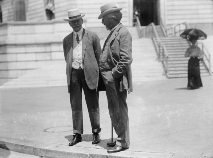 Gore, James Howard Prof., G.W.U.; Right, with Cyrus H. Mccormick, 1911. Creator: Harris & Ewing.