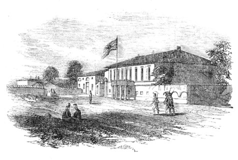 Eupatoria - Residence of Captain Brock, 1854. Creator: Unknown.