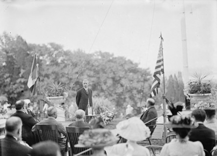 Pierre L'Enfant, Major of France - Dedication of Tomb And Memorial At Arlington, April 28, 1909. Creator: Harris & Ewing.