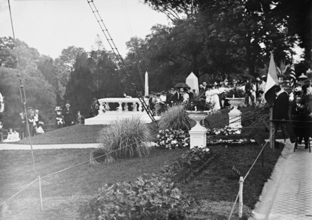Pierre L'Enfant, Major of France - Dedication of Tomb And Memorial At Arlington, April 28, 1909. Creator: Harris & Ewing.