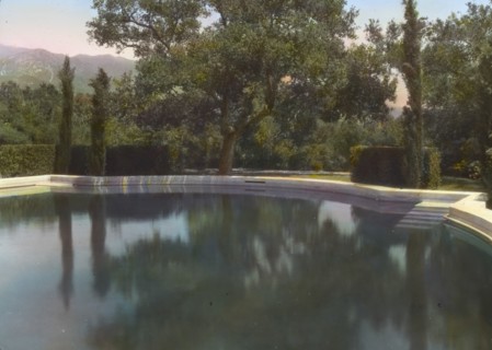 Arcady, George Owen Knapp house, Sycamore Canyon Road, Montecito, California, 1917. Creator: Frances Benjamin Johnston.