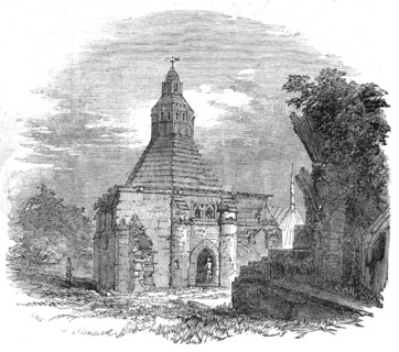 The Abbot's Kitchen, Glastonbury, 1854.  Creator: Unknown.