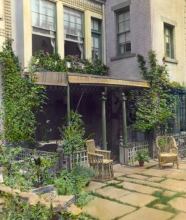 Flagstones, Charles Clinton Marshall house, 117 West 55th Street, New York, New York, 1922. Creator: Frances Benjamin Johnston.