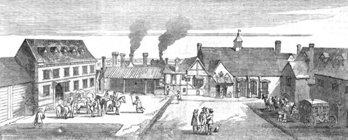 North View of Arundel House in 1646, 1854. Creator: Unknown.