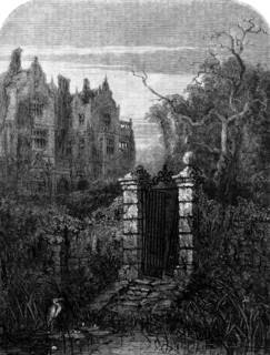 The Haunted House - drawn by S. Read, 1854. Creator: W. J. Linton.