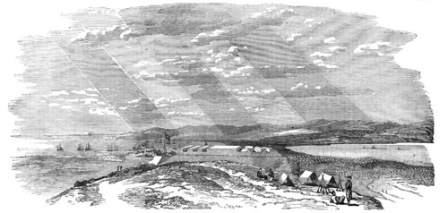 The Allied Fleets and Armies at Varna, 1854. Creator: Unknown.