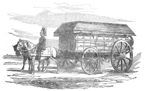 Electric Telegraph for the Seat of War - the Waggon, 1854. Creator: Unknown.