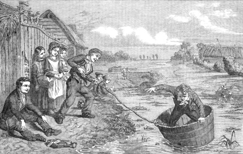 The Launch - painted by G. Smith, 1854. Creator: Unknown.