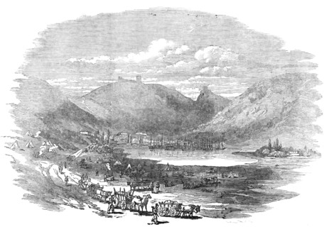 Balaclava - view inside the port, 1854. Creator: Unknown.