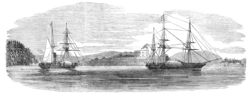 Bombardment of Bomarsund, 1854. Creator: Unknown.