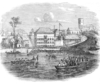 Departure of the Ex-Governor from Freetown, Sierra Leone, 1854. Creator: Unknown.