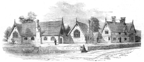 Reigate New National Schools, 1854. Creator: Unknown.
