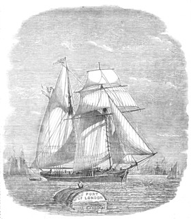 Spanish Vessel arriving with Christmas Fruit, 1854. Creator: Unknown.