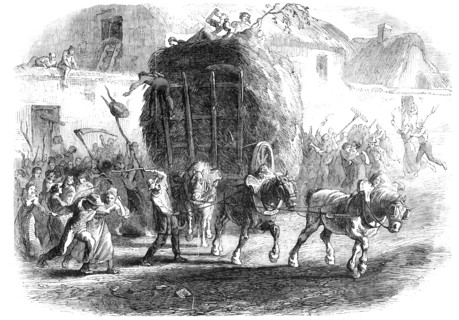 Harvest-Home Custom in France, 1854. Creator: Unknown.