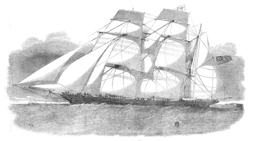 The Sunderland Clipper Barque, "Flying Dragon", 1854. Creator: Unknown.
