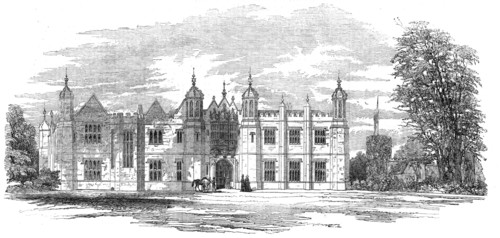 Hengrave Hall, Suffolk, the Seat of Sir Thomas R. Gage, Bart, 1854. Creator: Unknown.