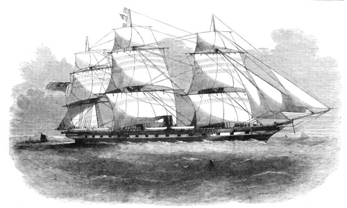 The Screw Steam-Ship "Prince", wrecked off Balaclava Harbour, 1854. Creator: Unknown.