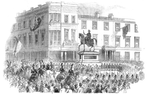 Inauguration of Marochetti's Statue of Her Majesty, at Glasgow, 1854. Creator: Unknown.