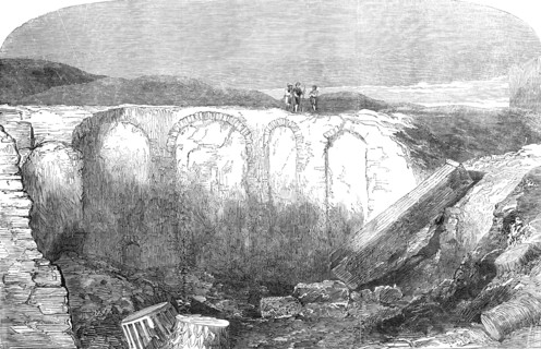 Recently-discovered remains of the Alexandrian Library, 1854. Creator: Unknown.