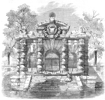 The Water-Gate of York House, Buckingham-Street, Strand, 1854. Creator: Unknown.