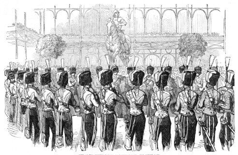Fete at the Crystal Palace, on Saturday last - The Guides' Band, 1854. Creator: Unknown.