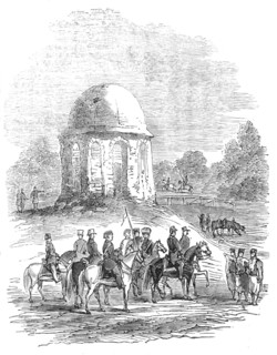 Monument at Croce di Petra, at Kalougaren, 1854. Creator: Unknown.