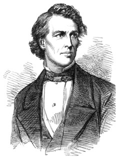 Mr. J.B. Gough - from a daguerreotype by Mayall, 1854. Creator: Unknown.