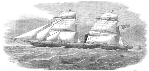 The new Screw Steamer "Barwon", 1854. Creator: Unknown.