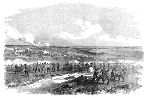 Sortie of the Russians from Sebastopol, October 26, 1854. Creator: Unknown.