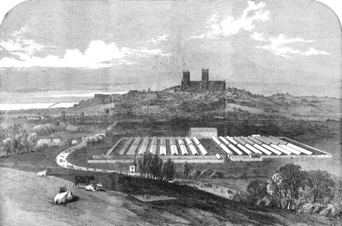 Meeting of the Royal Agricultural Society, at Lincoln, 1854. Creator: Unknown.