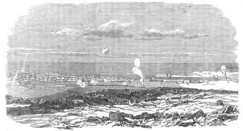 Sebastopol during the Siege - general view, 1854. Creator: Unknown.