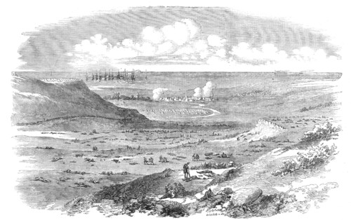 The Field of the Alma, after the Battle, sketched by an officer of the 21st N.B. Fusiliers, 1854. Creator: Unknown.