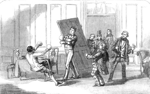 Scene from the new farce of "The Slow Man", at the Adelphi Theatre, 1854. Creator: T. H. Wilson.