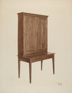 Desk, c. 1940.