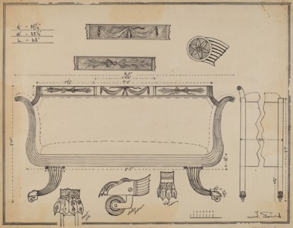 Sofa, c. 1936.