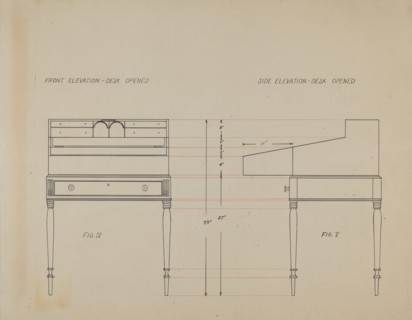 Desk, 1935/1942.