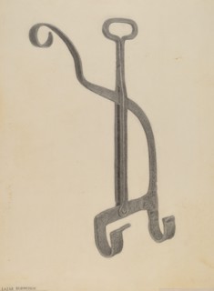 Andiron, c. 1939.