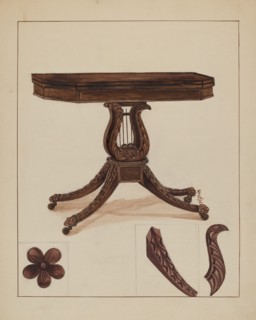 Card Table, 1936.