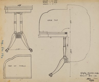 Card Table, 1936.