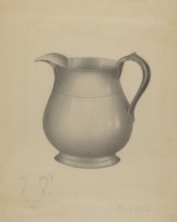 Pitcher, c. 1936.