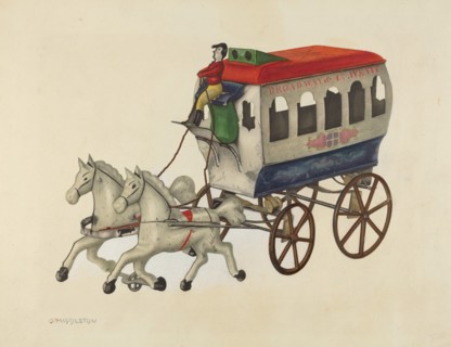 Toy Bus, c. 1939.