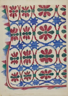 Coverlet, c. 1936.