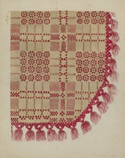 Coverlet, c. 1940.