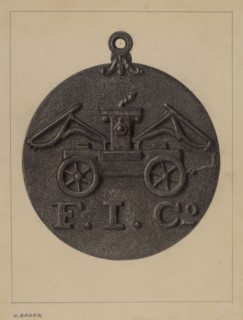 Firemark, c. 1937.