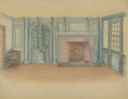 Interior, c. 1936.