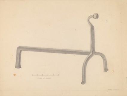 Andiron, 1935/1942.