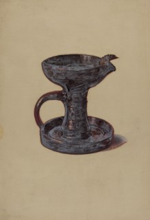 Lard Lamp, c. 1937.