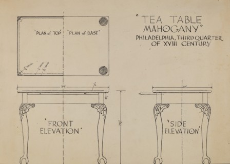 Tea Table, c. 1936.